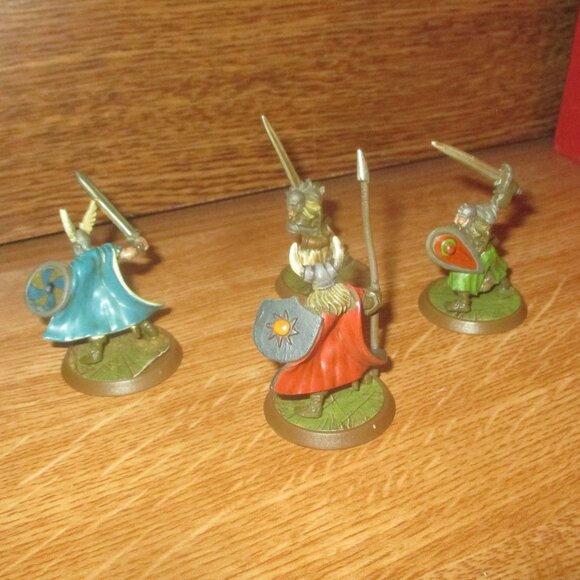 Heroscape Tarn Viking Warriors Set of 4 Miniatures / Figures from set with card - Picture 4 of 4